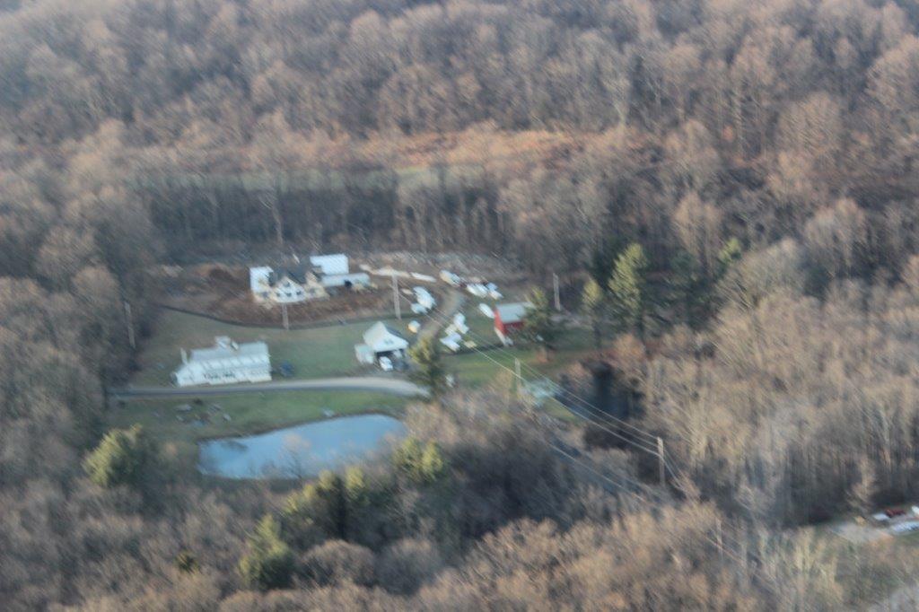 Here's how the house is progressing from a bird's eye (or a copilot) view.